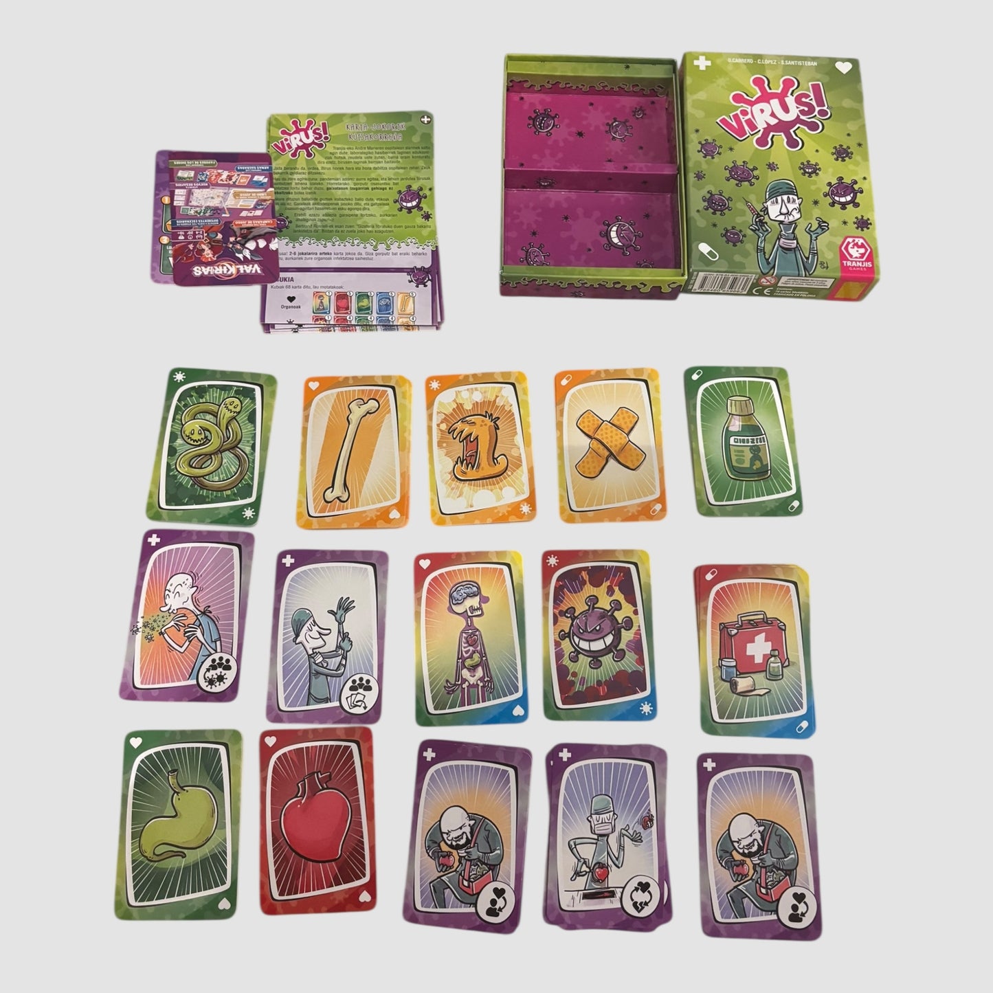 Jogo Vírus! Cartas Soltas para Substituição | Peças Originais