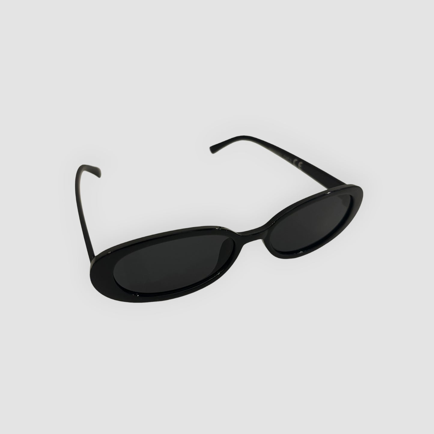 Óculos de Sol Pretos Estilo Retro/Vintage – Como Novos