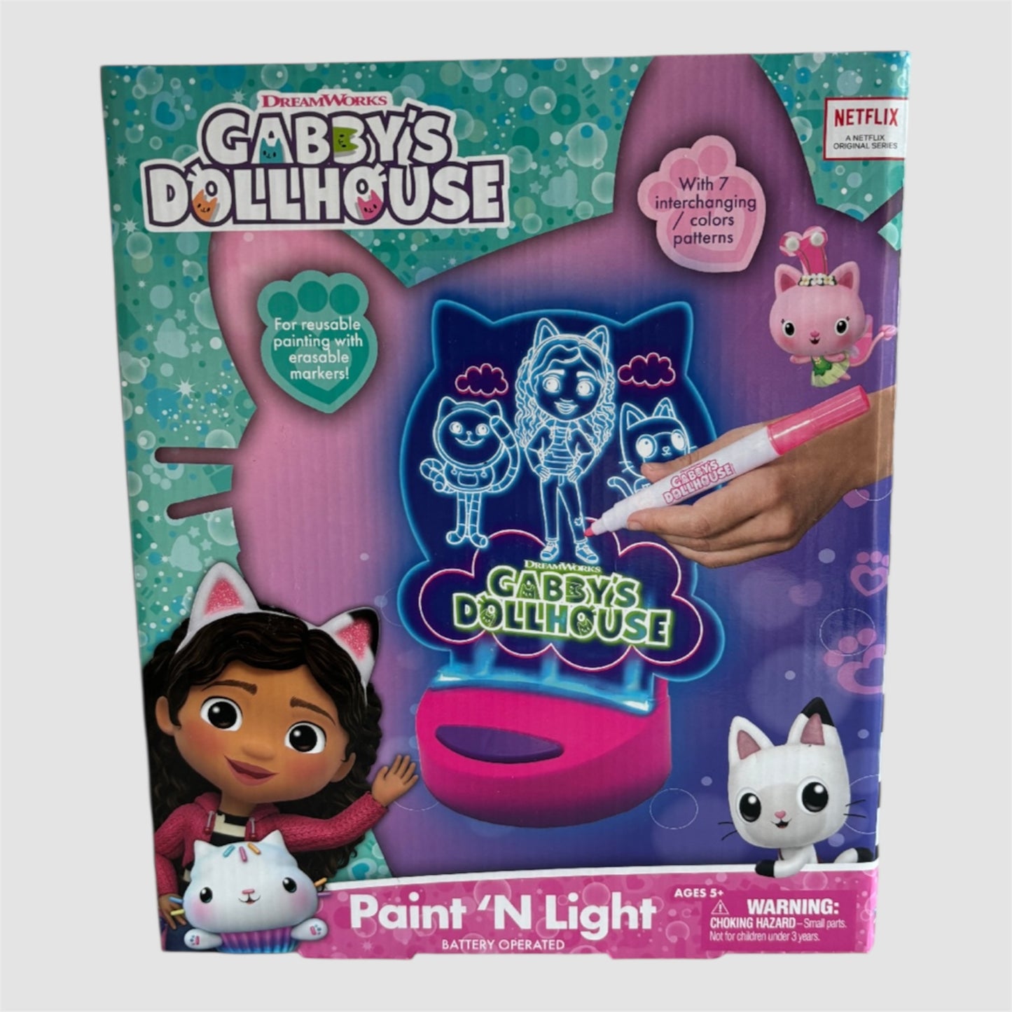 Candeeiro de Pintar Gabby’s Dollhouse
