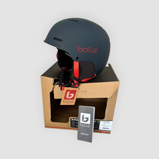 Capacete de Esqui/Snow Júnior Bollé B-Fun JR Combo XS-S 51-53 cm Azul/Vermelho – Sem Óculos