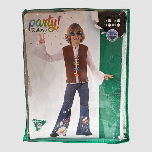 Disfarce hippie criança 7-9anos ATOSA