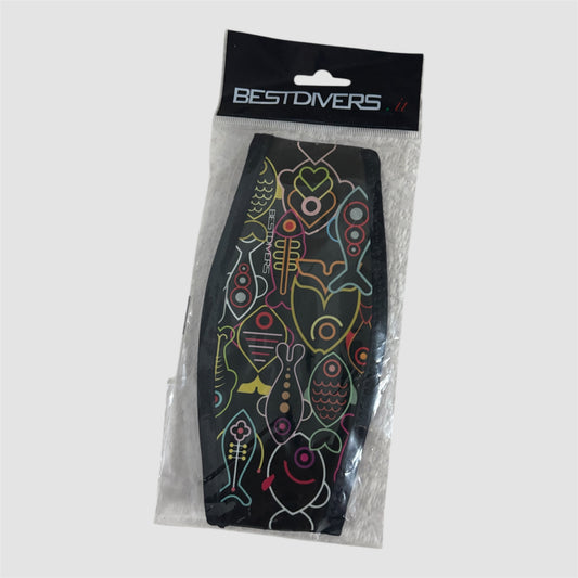 Capa neoprene para máscara de mergulho BestDivers Pesciolini Novo