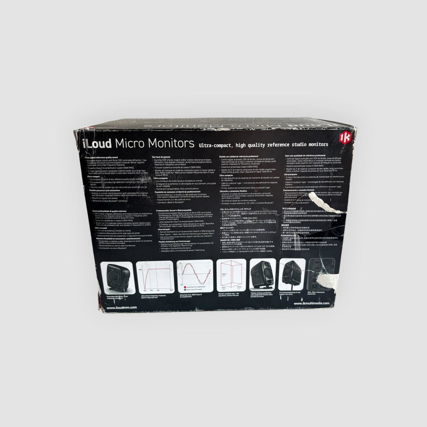 IK Multimedia iLoud Micro Monitors – Colunas de Estúdio Ativas