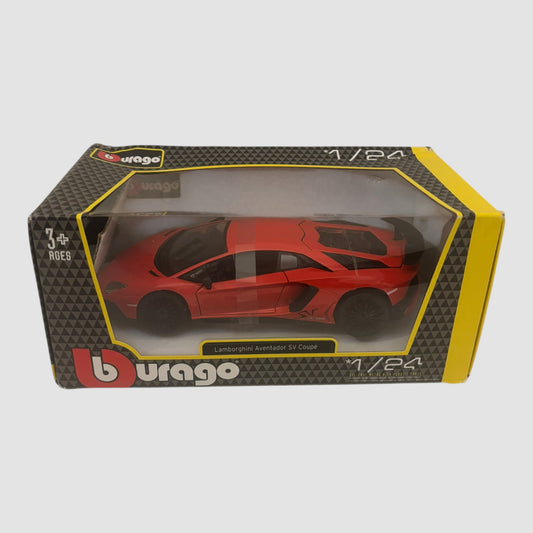 Bburago Lamborghini Aventador SV Coupé 1:24 (Vermelho)
