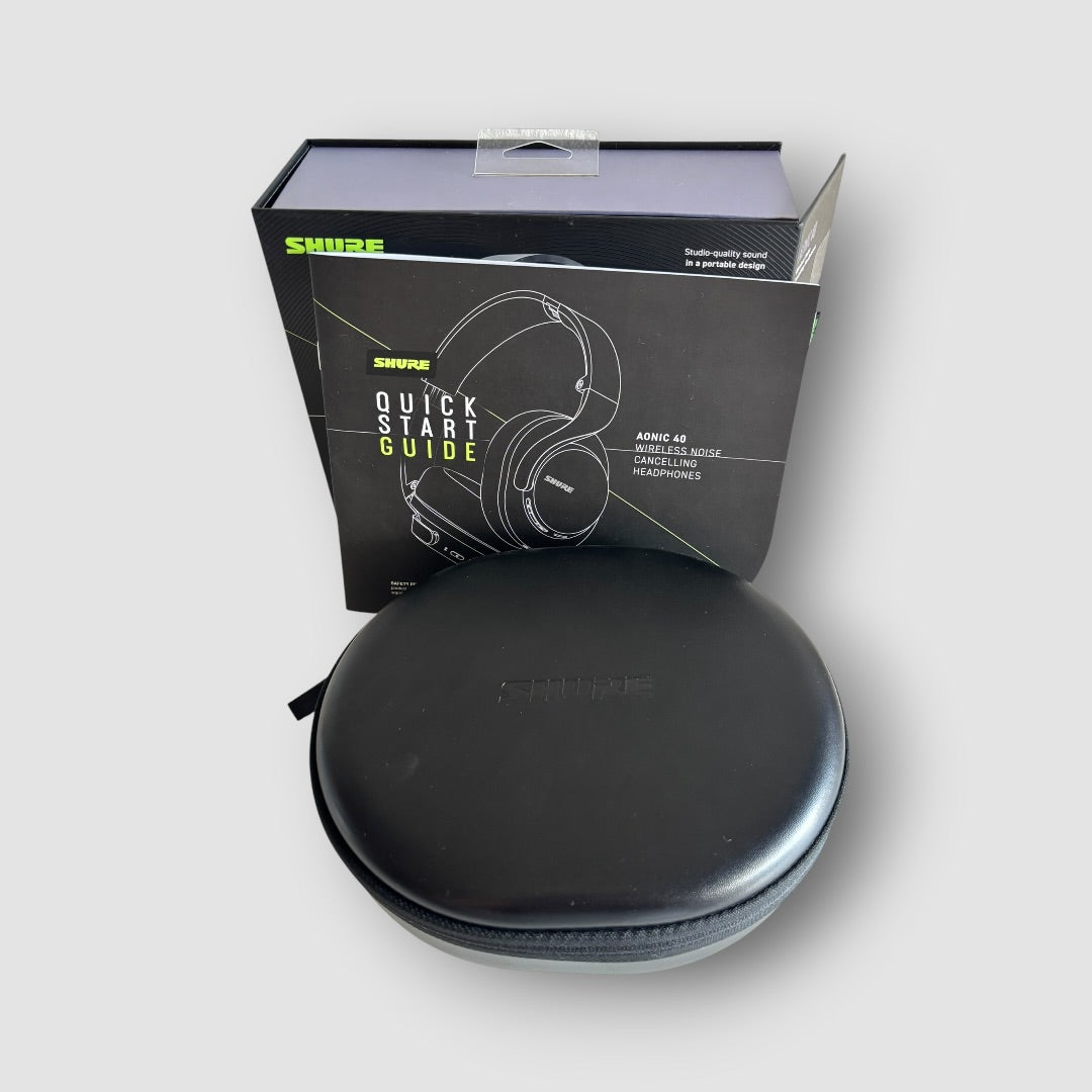 Shure AONIC 40 Auscultadores Bluetooth com Cancelamento de Ruído Pretos