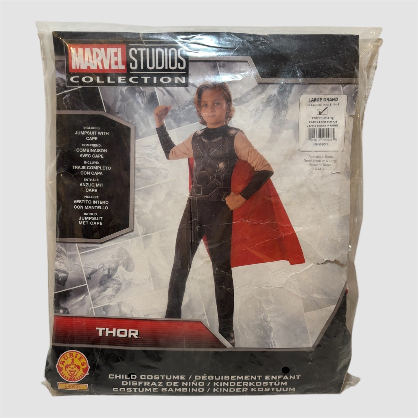 Disfarce Thor Marvel Rubies 7-9anos