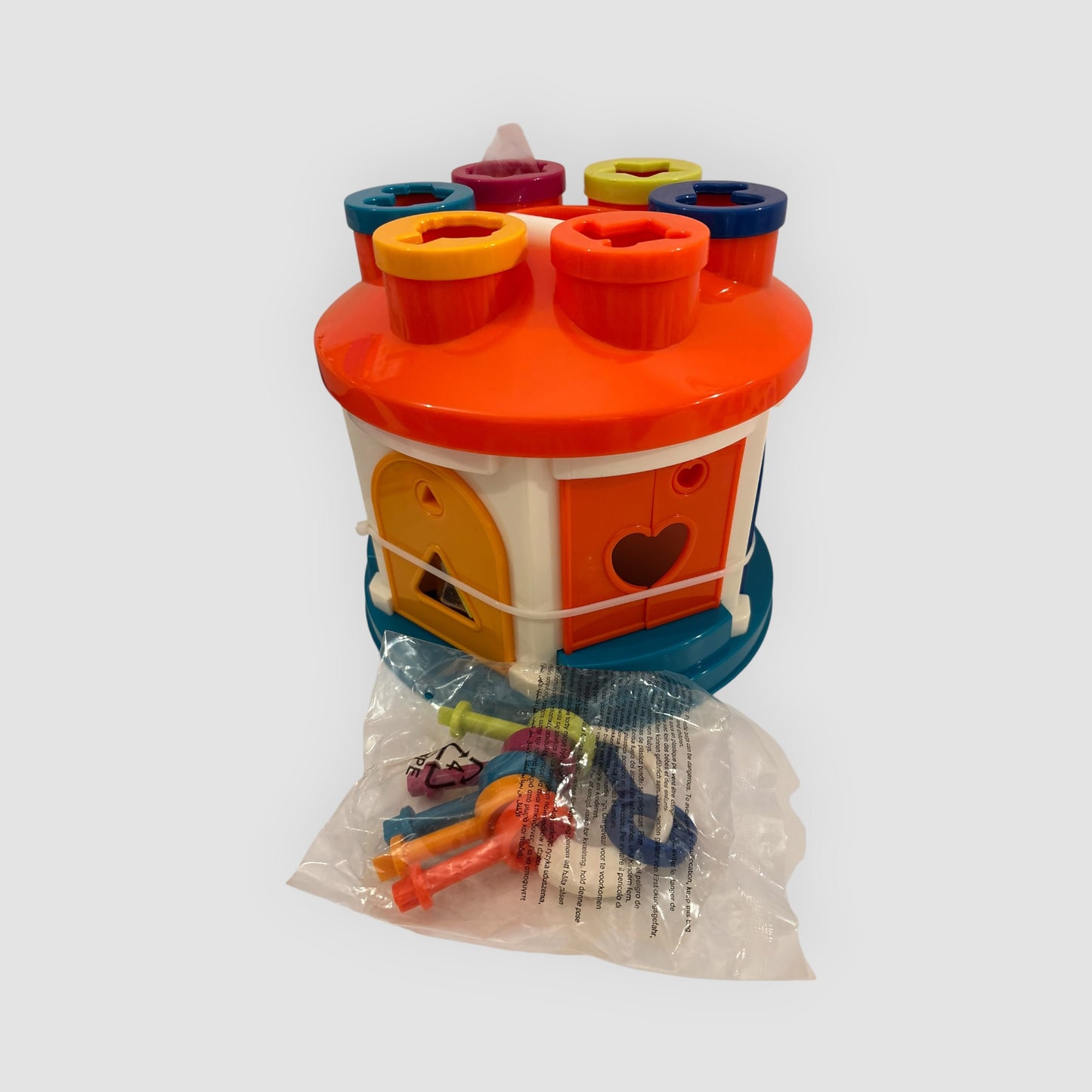 Battat Shape Sorter House – Casa de Formas e Cores +2 Anos (Novo)