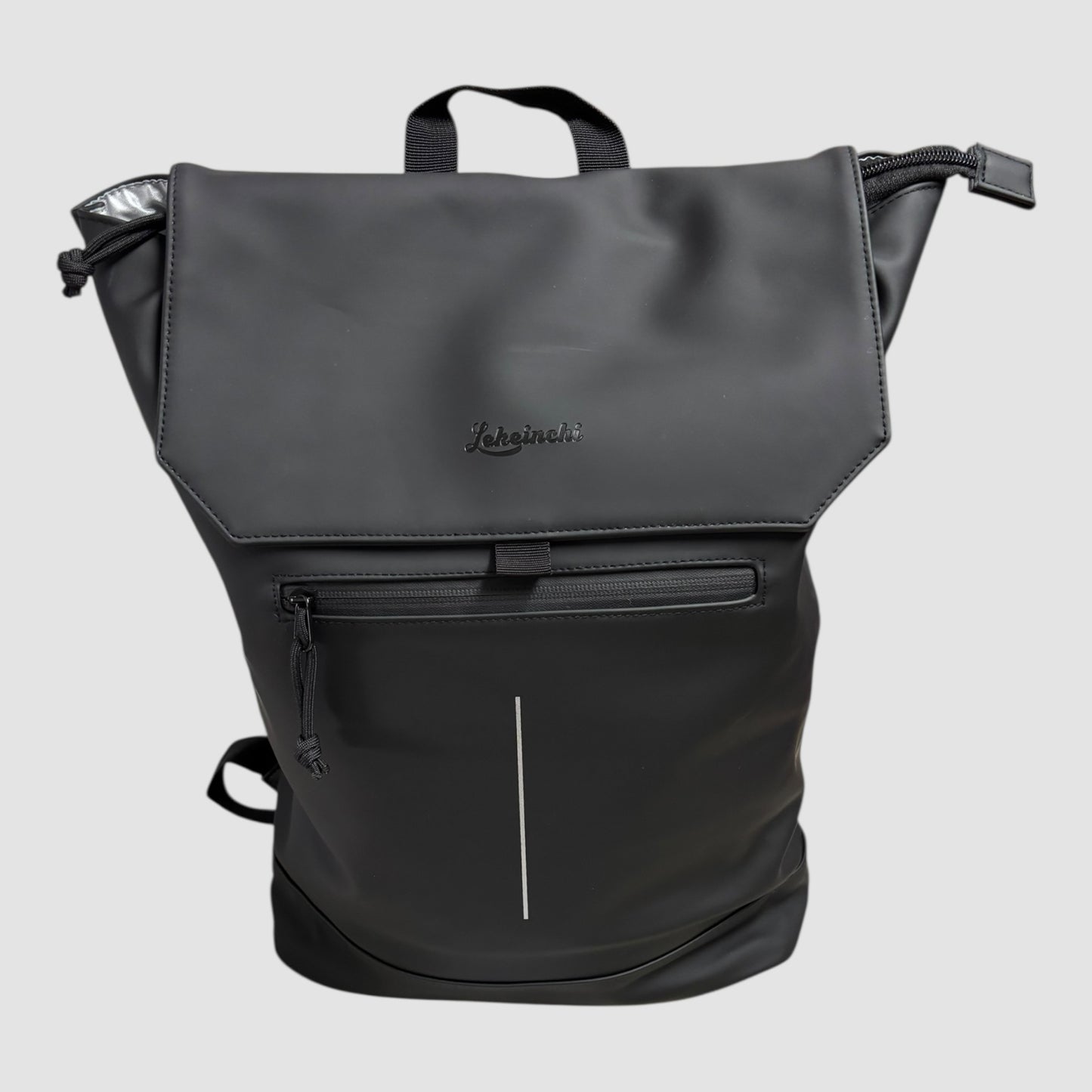Mochila Impermeável para Portátil 15,6” Preta Casual Unissexo