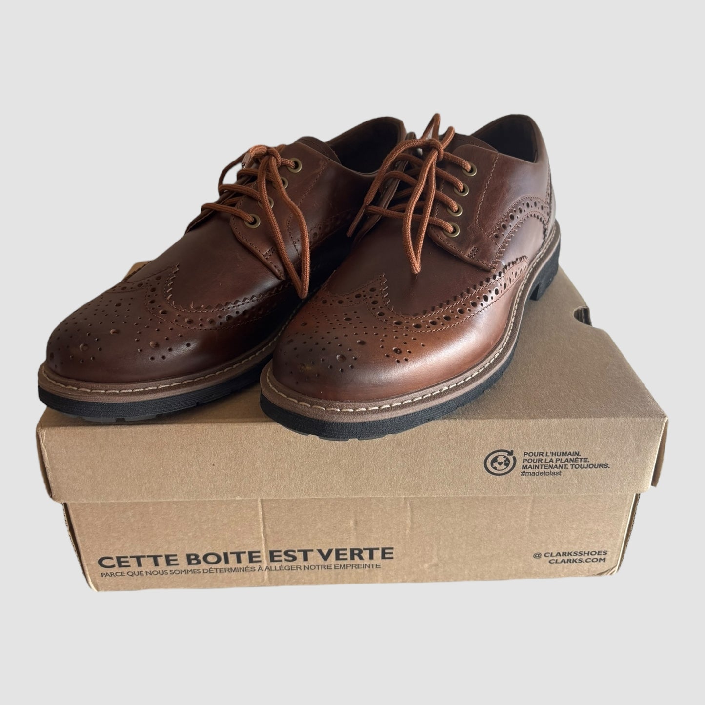 Sapatos Clarks Batcombe Wing tamanho 41 Novos
