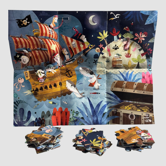 Janod - Puzzle 36 peças - Busca pelo Tesouro
