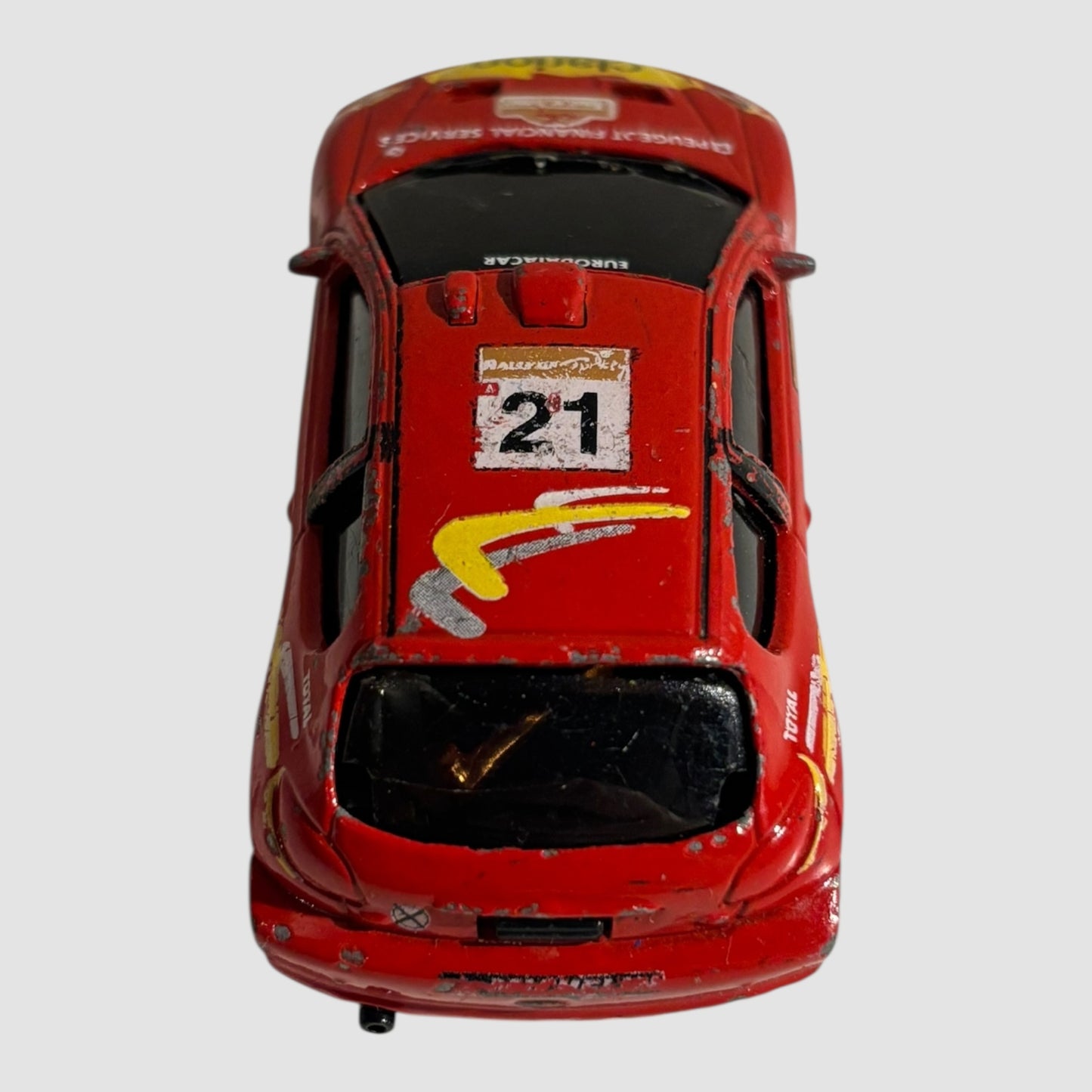 Majorette Peugeot 206 WRC Clarion Vermelho