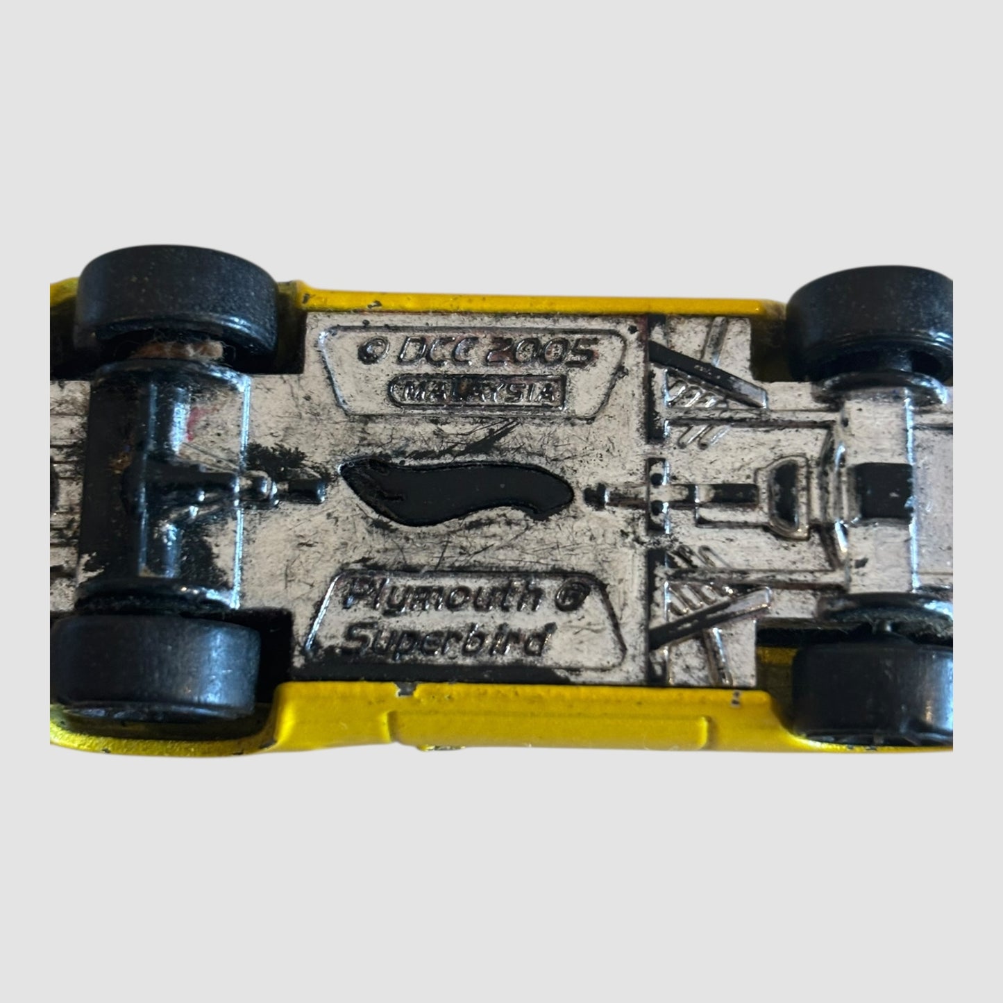 Hot Wheels Plymouth Superbird Amarelo/Preto Loose Vintage