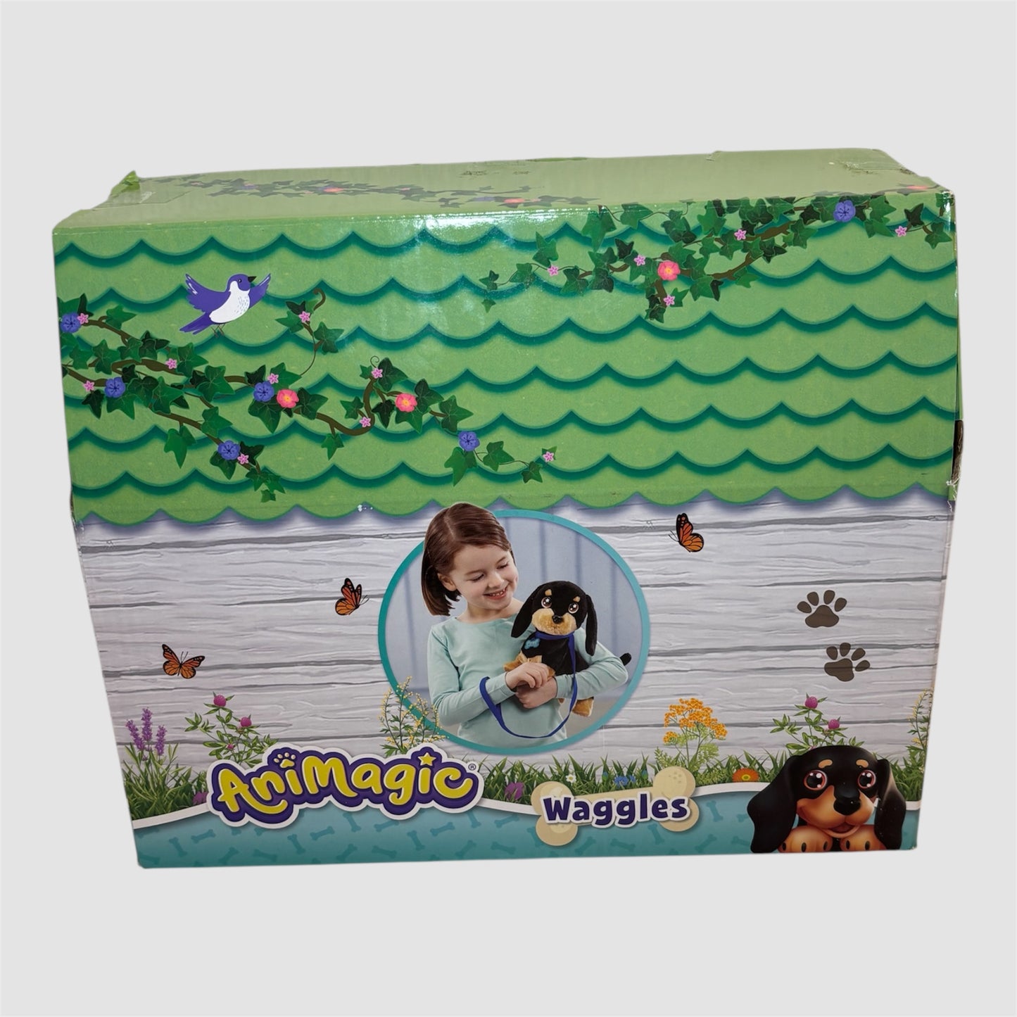 Cão peluche interativo AniMagic Waggles Novo