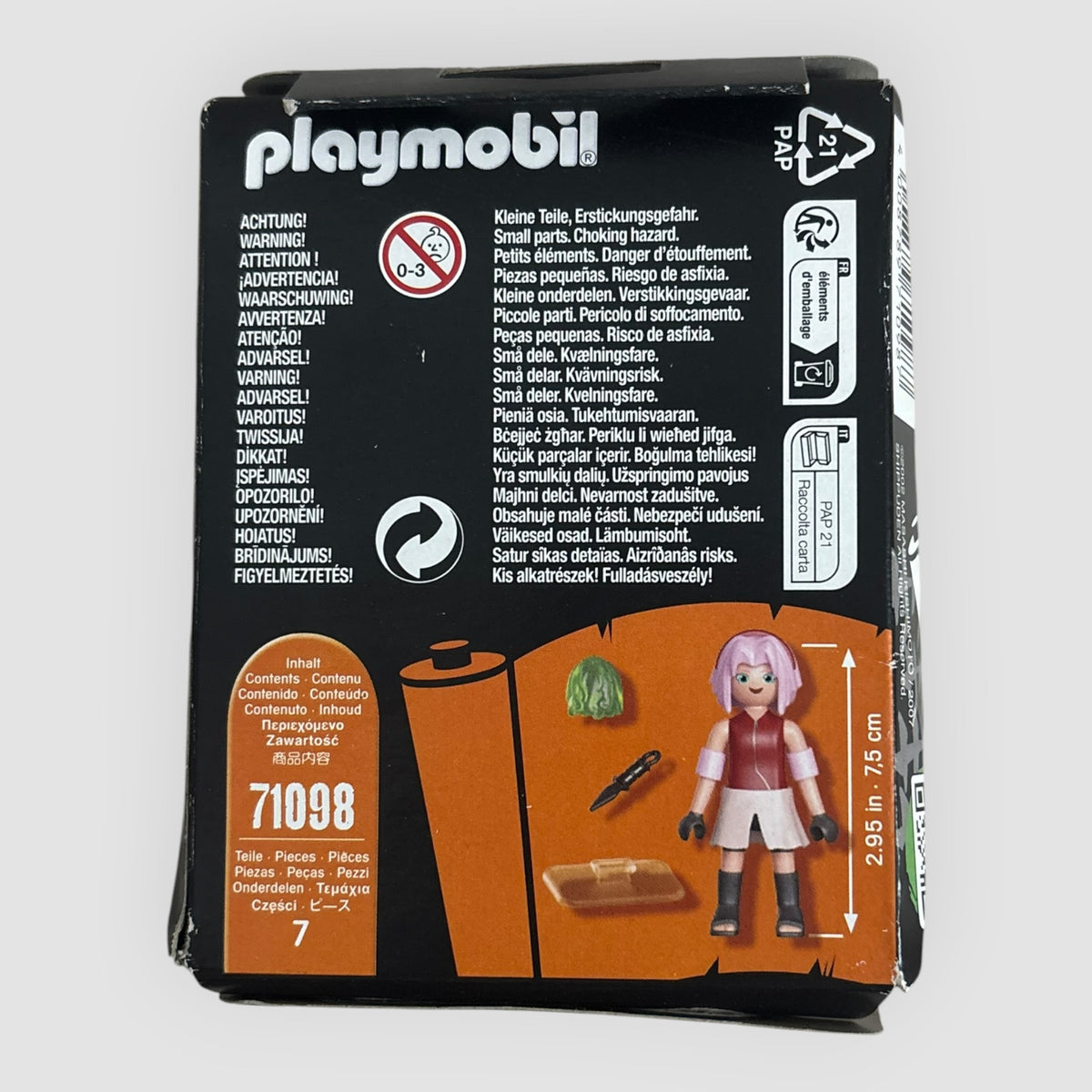 Playmobil Naruto Shippuden Sakura Haruno 71098 – Novo