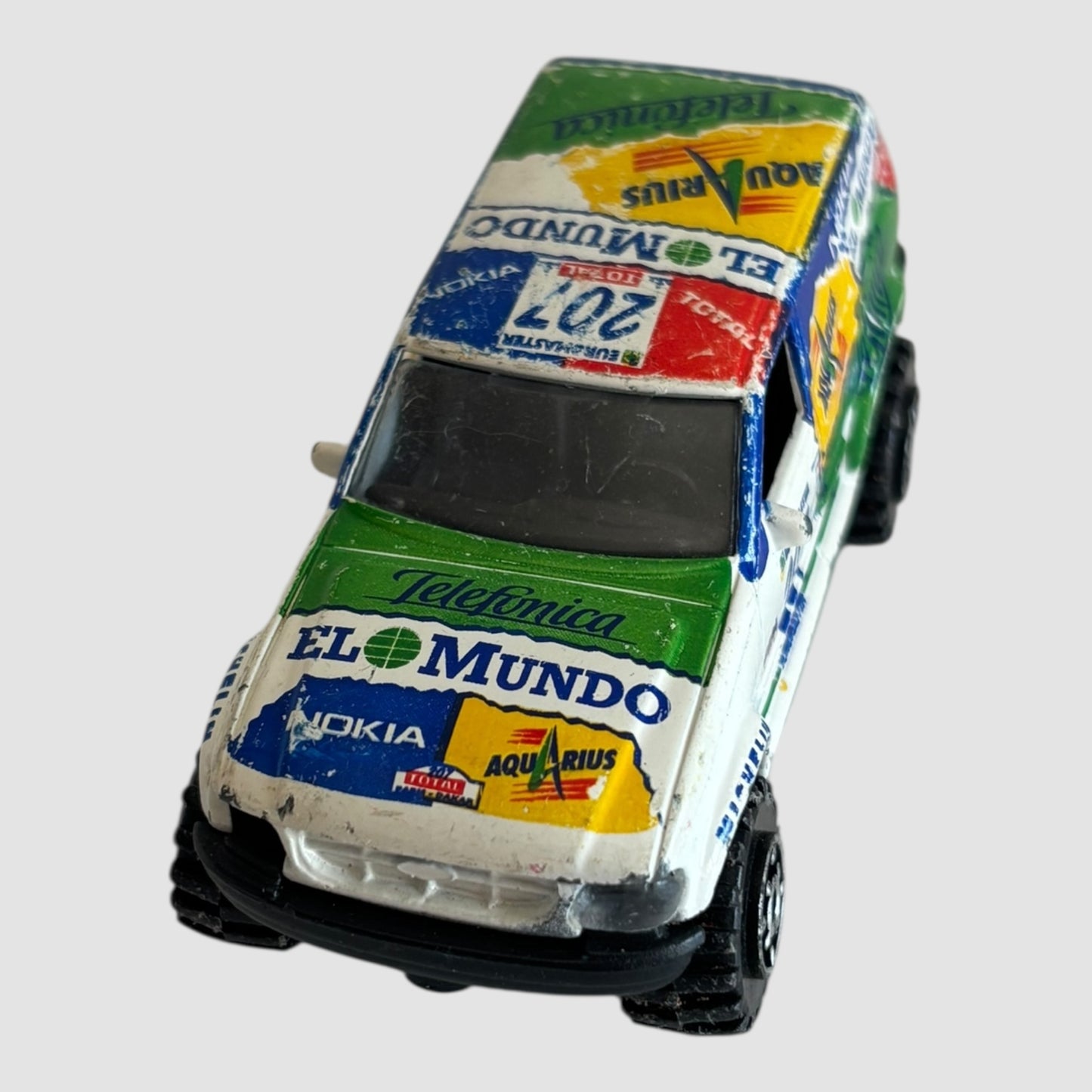 Ford Explorer Guisval miniatura rally Telefónica El Mundo