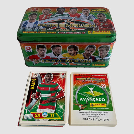 55 Cartas Adrenalyn 2016/2017 Panini + Caixa