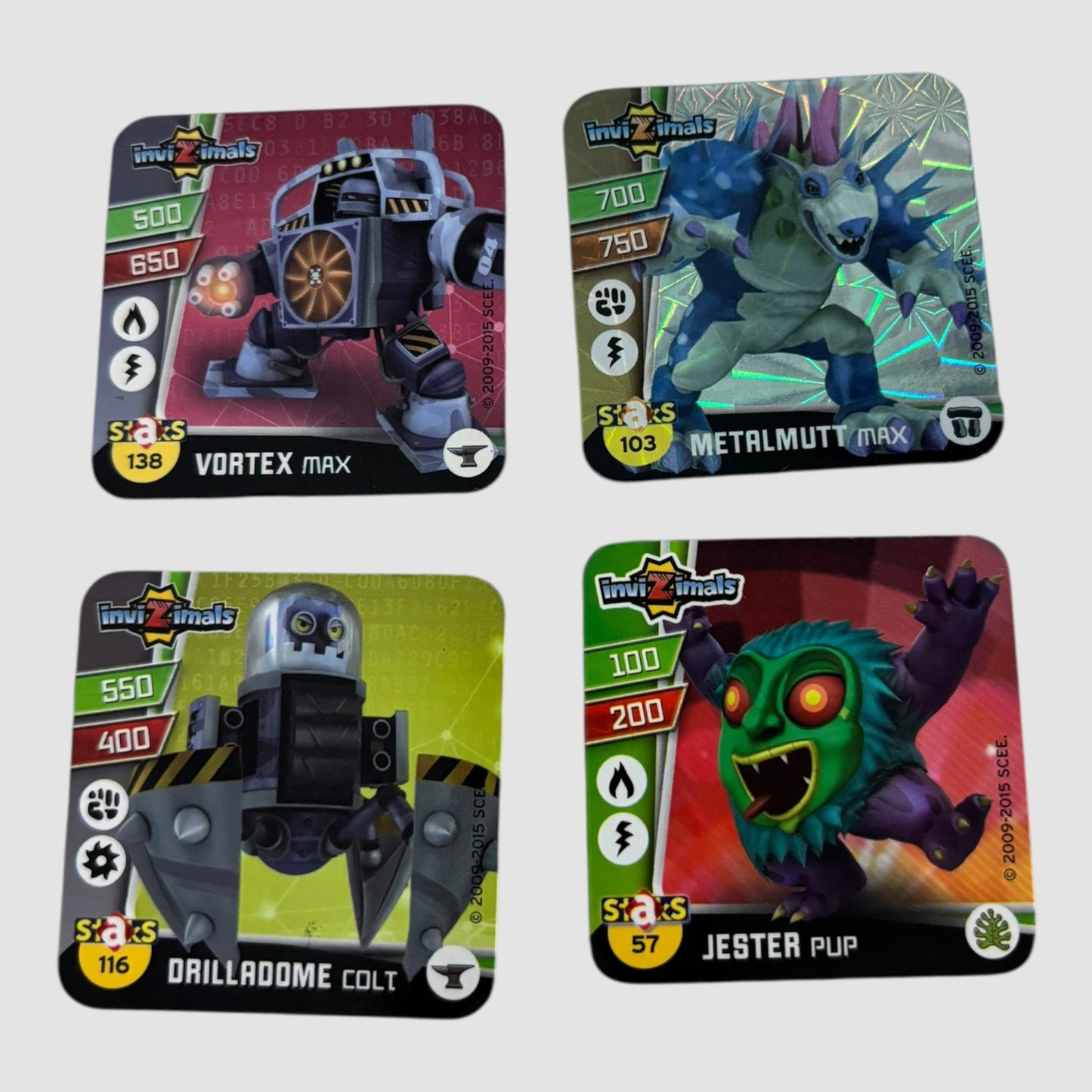 4 imans Invizimals