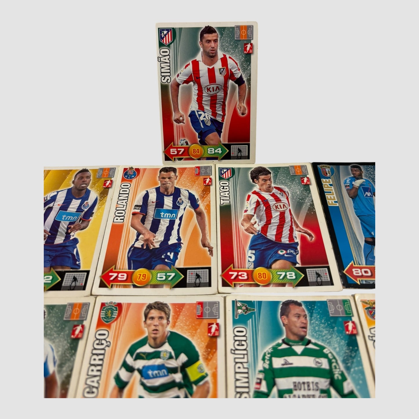 17 Cartas Adrenalyn 2010/2011 Panini