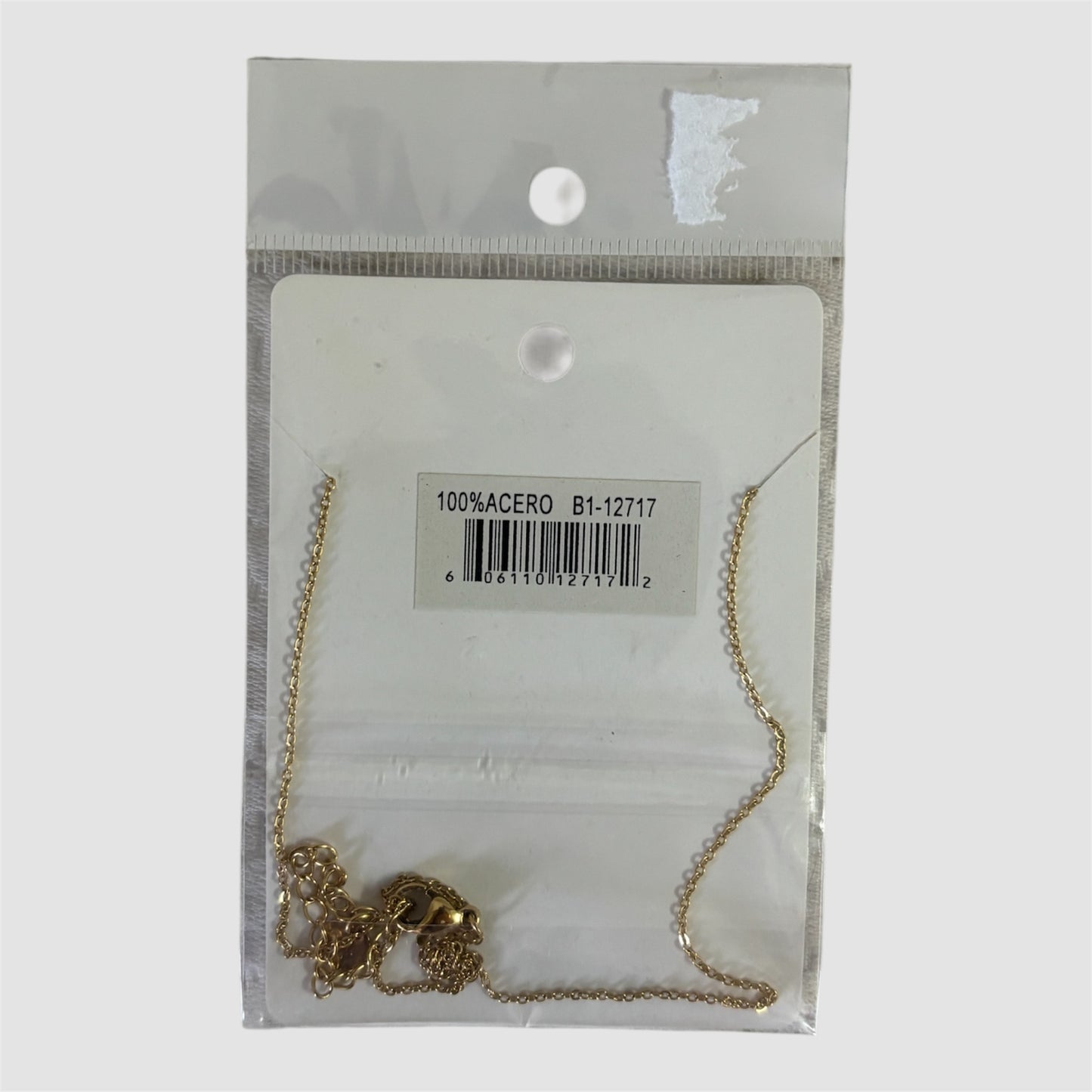 Colar signo Carneiro dourado aço Novo