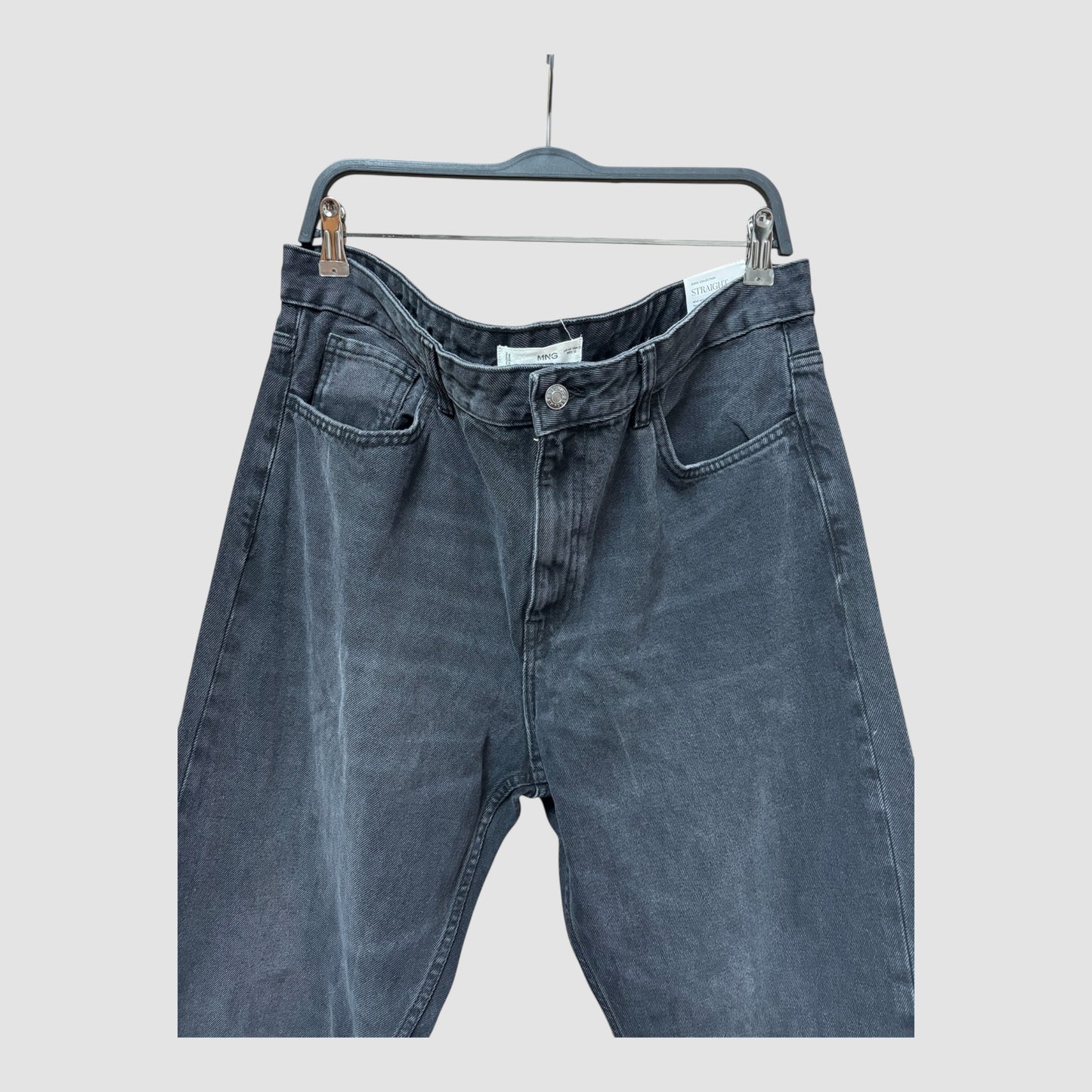 Calças Mango Straight Regular Waist tamanho 44 Novas