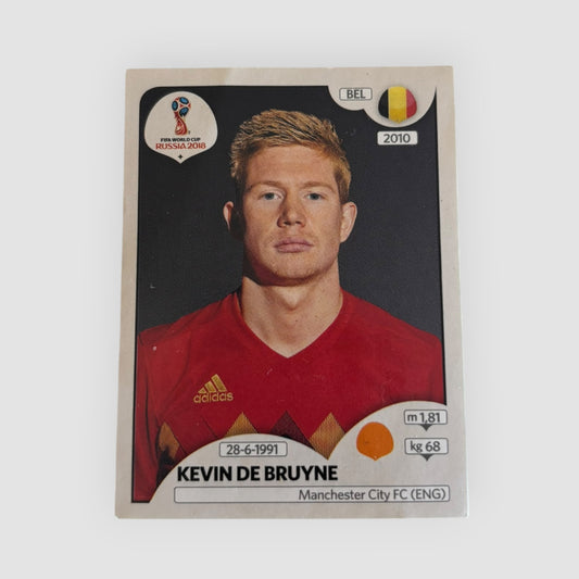 Cromo Kevin De Bruyne Russia 2018 Panini
