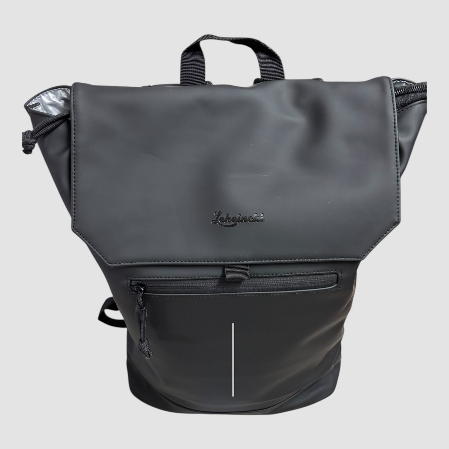 Mochila Impermeável para Portátil 15,6” Preta Casual Unissexo