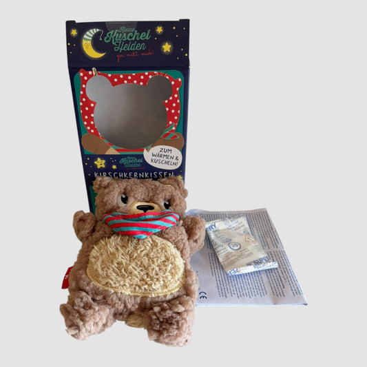 Moses almofada térmica em forma de urso de peluche para crianças