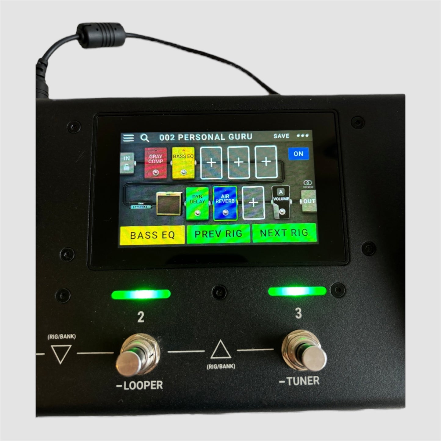Pedaleira de Guitarra HeadRush MX5 Ecrãn Touch