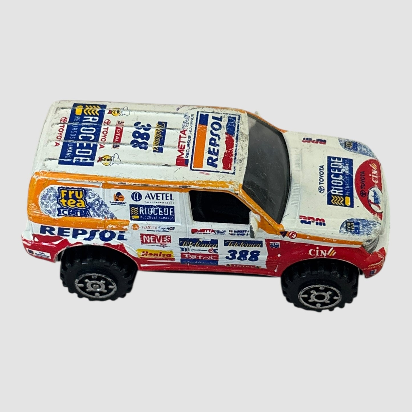 Carro miniatura Guisval Toyota Land Cruiser Repsol