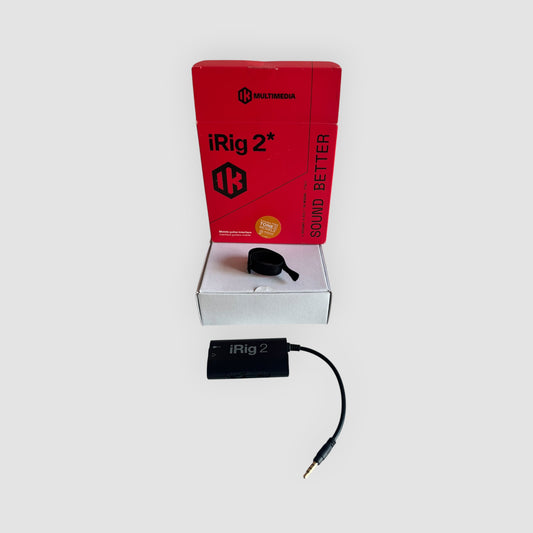IK Multimedia iRig 2 Interface de Guitarra para Smartphone, Tablet e PC