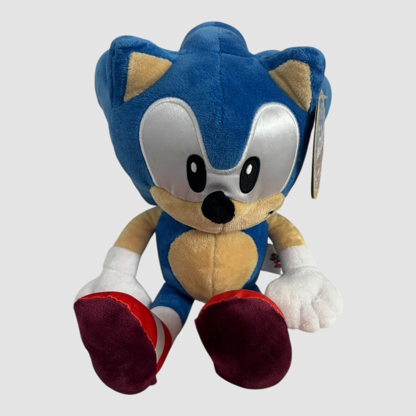 Peluche Sonic the Hedgehog com Etiqueta