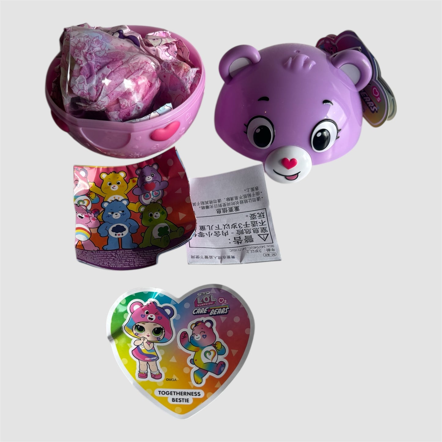 L.O.L. Surprise! 🩵💚💛🩷💜 Care Bears Tots – Togetherness Bestie (multicolor)