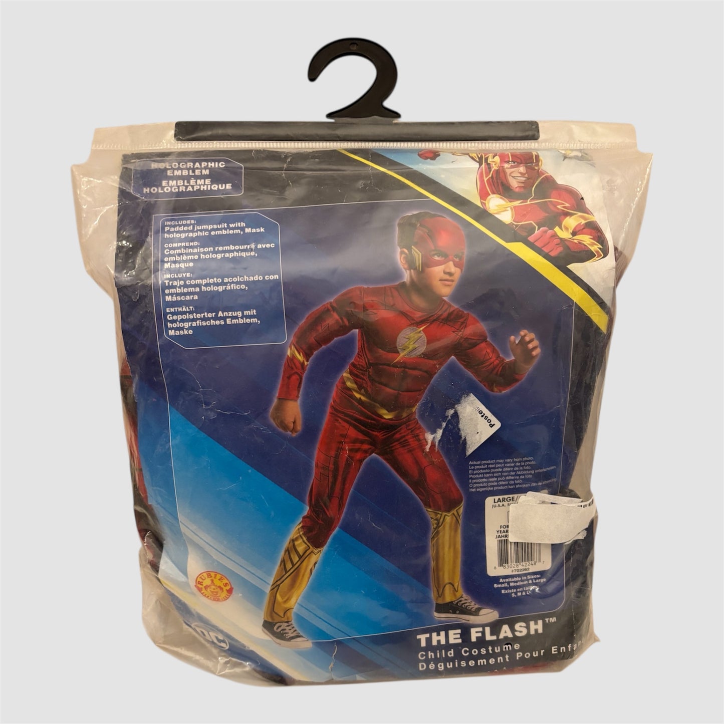 Disfarce Flash 8/10 anos DC Comics Rubies