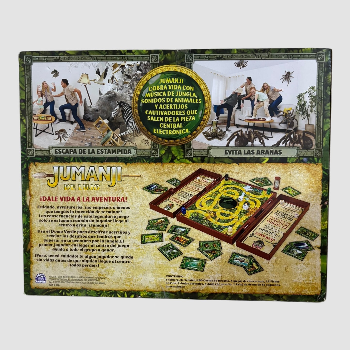 Jumanji Deluxe jogo de mesa eletrónico com luz e som