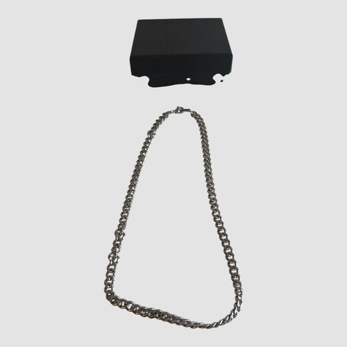 Corrente homem aço inoxidável 46cm Novo