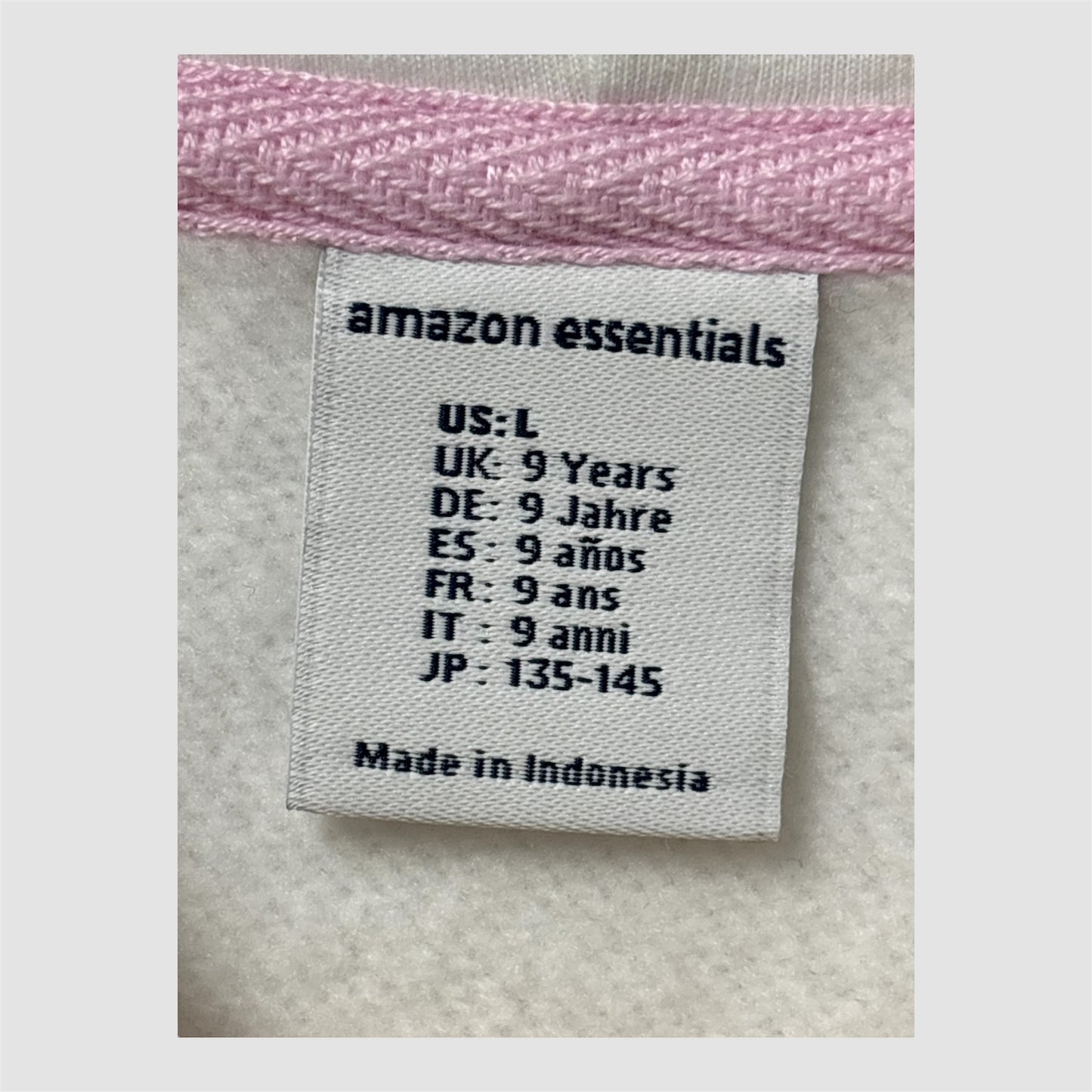 Hoodie Amazon menina 9 anos