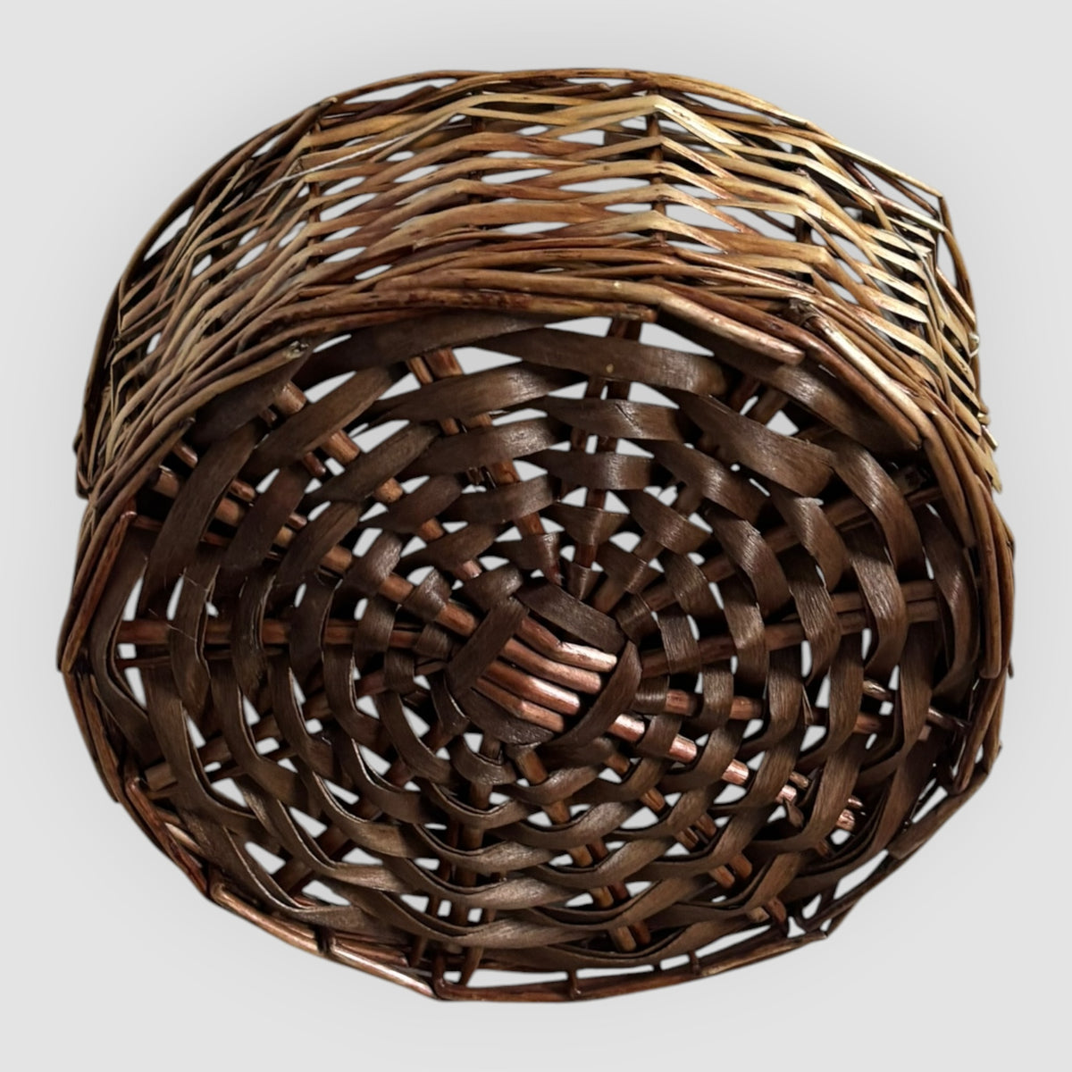 Cesto de Vime Redondo com Asa – 57 cm
