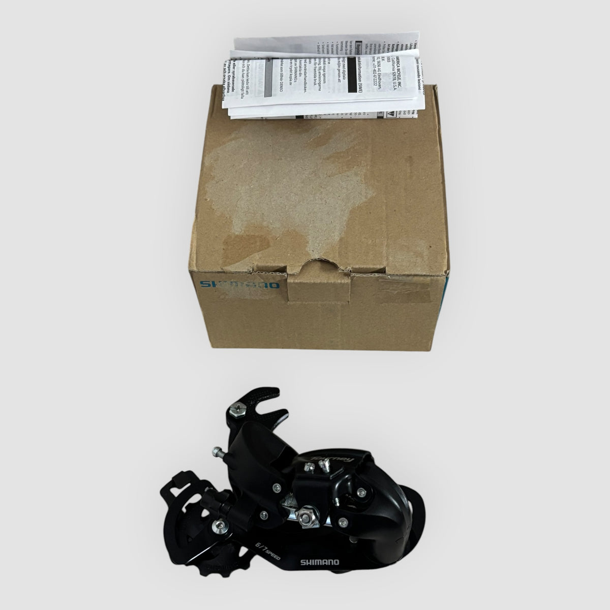 Desviador Traseiro Shimano Tourney TX35 6/7 Velocidades – Novo