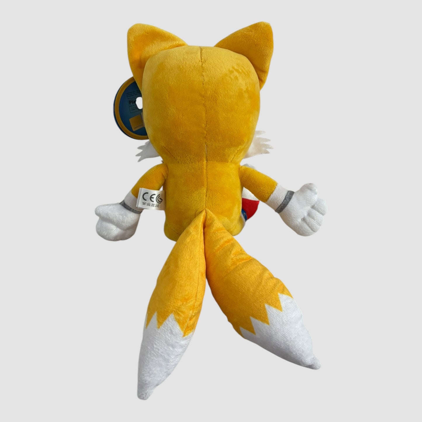 Peluche Tails Sonic the Hedgehog com Etiqueta