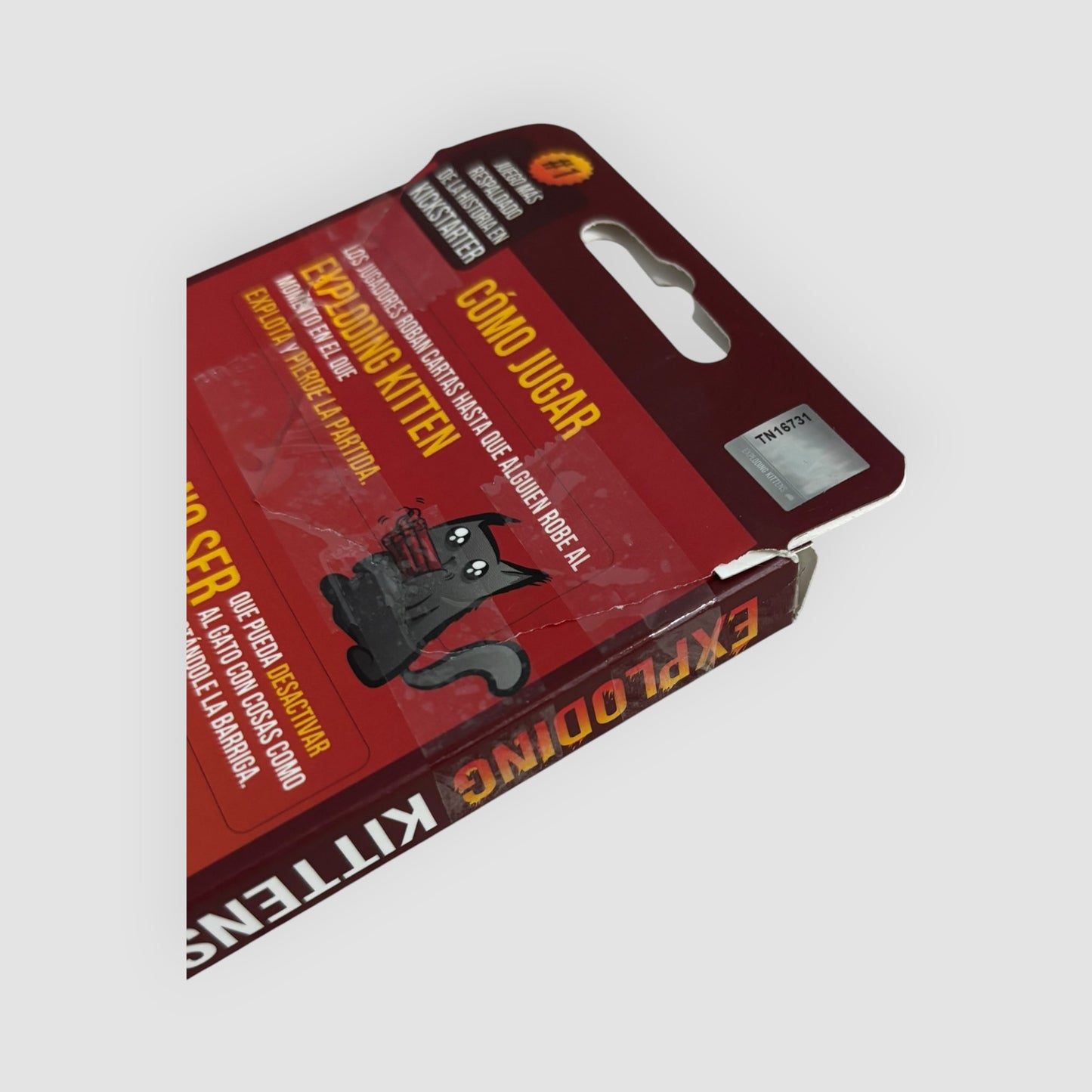 Exploding Kittens Edição 2 Jogadores (Espanhol) | Cartas Novas Seladas | Caixa Danificada