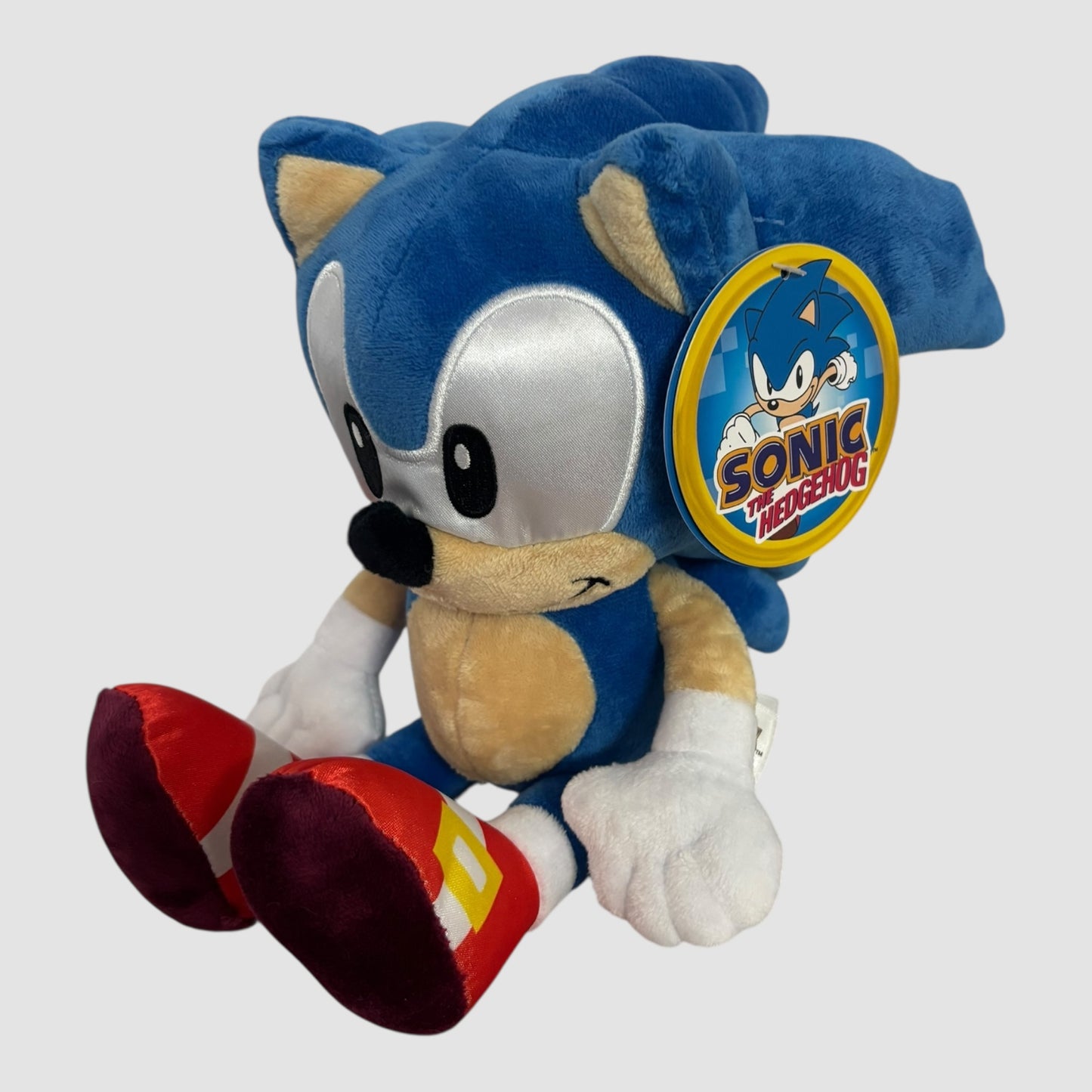 Peluche Sonic the Hedgehog com Etiqueta