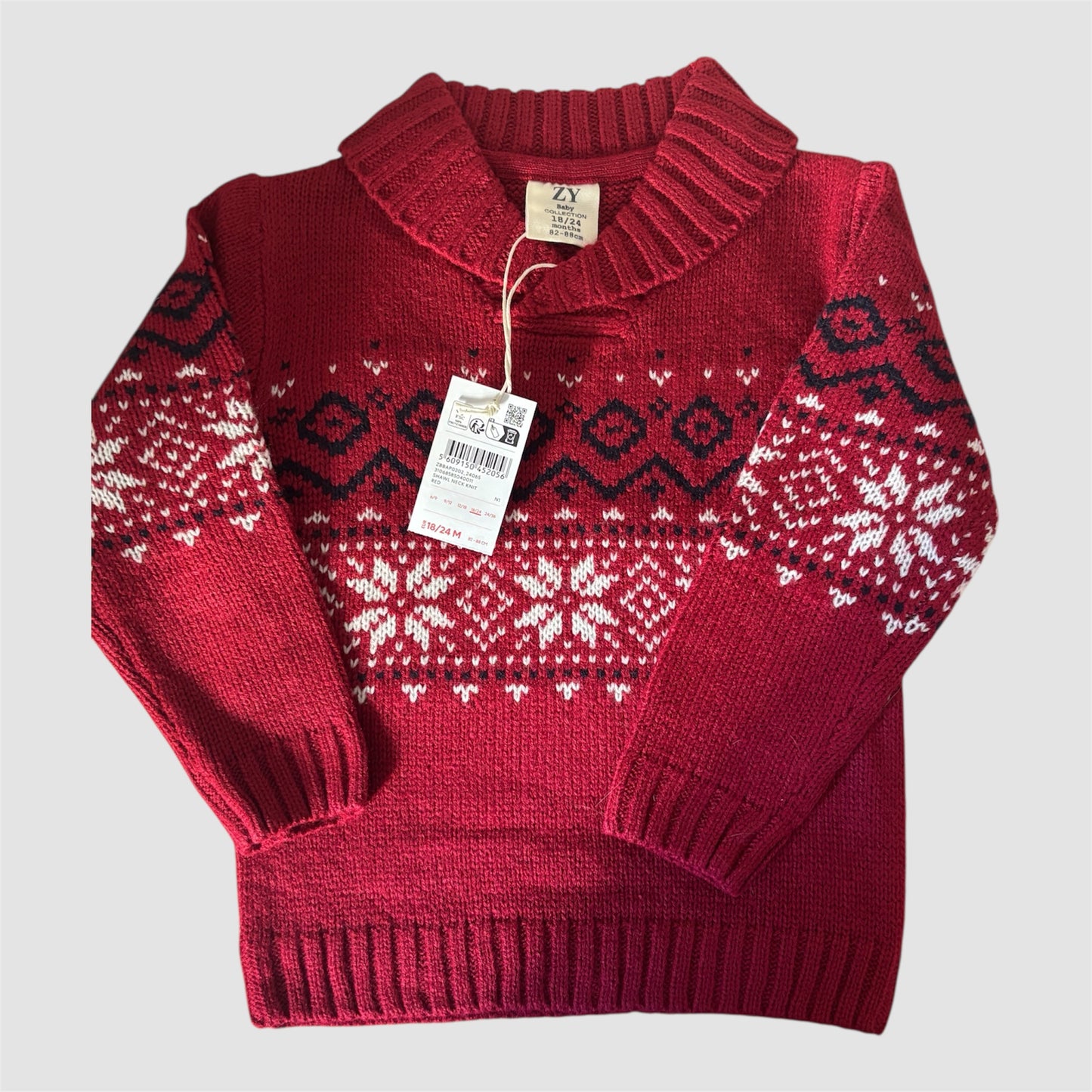 Camisola Menino Zippy 18/24 meses Nova