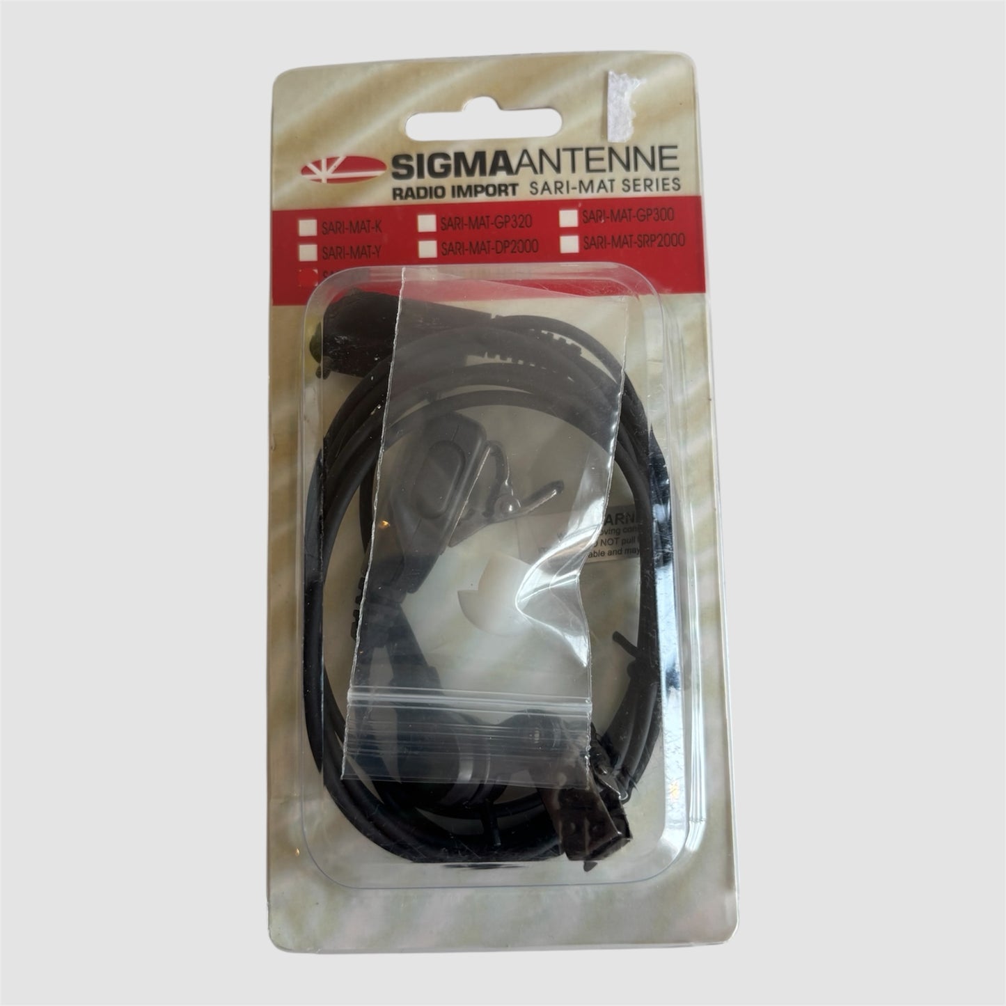 Auricular/Microfone PTT Sigma Antenne SARI-MAT