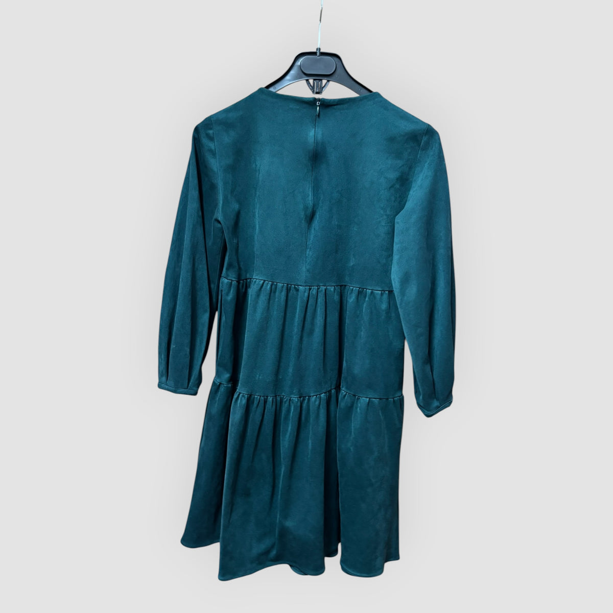 Vestido Zara Verde Petróleo Mulher – XS
