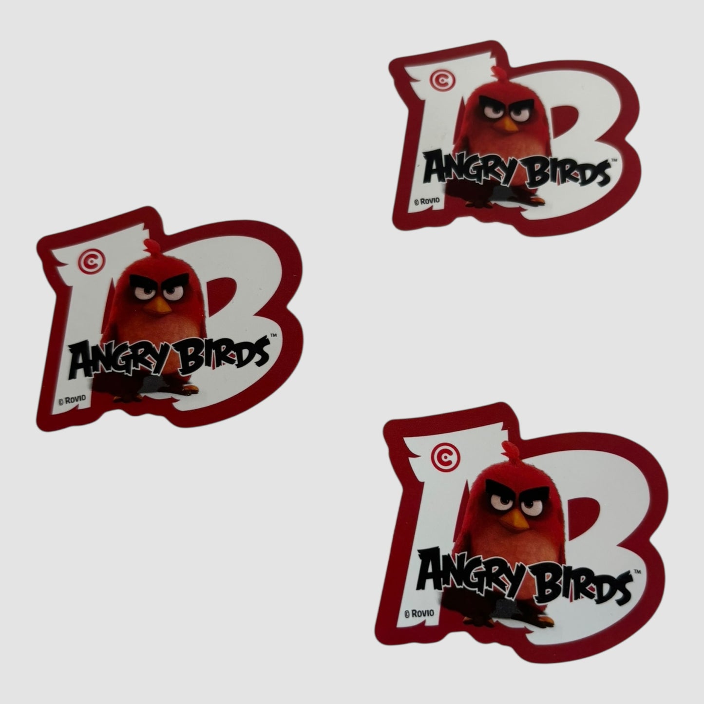 3 Tazos Angry Birds continente
