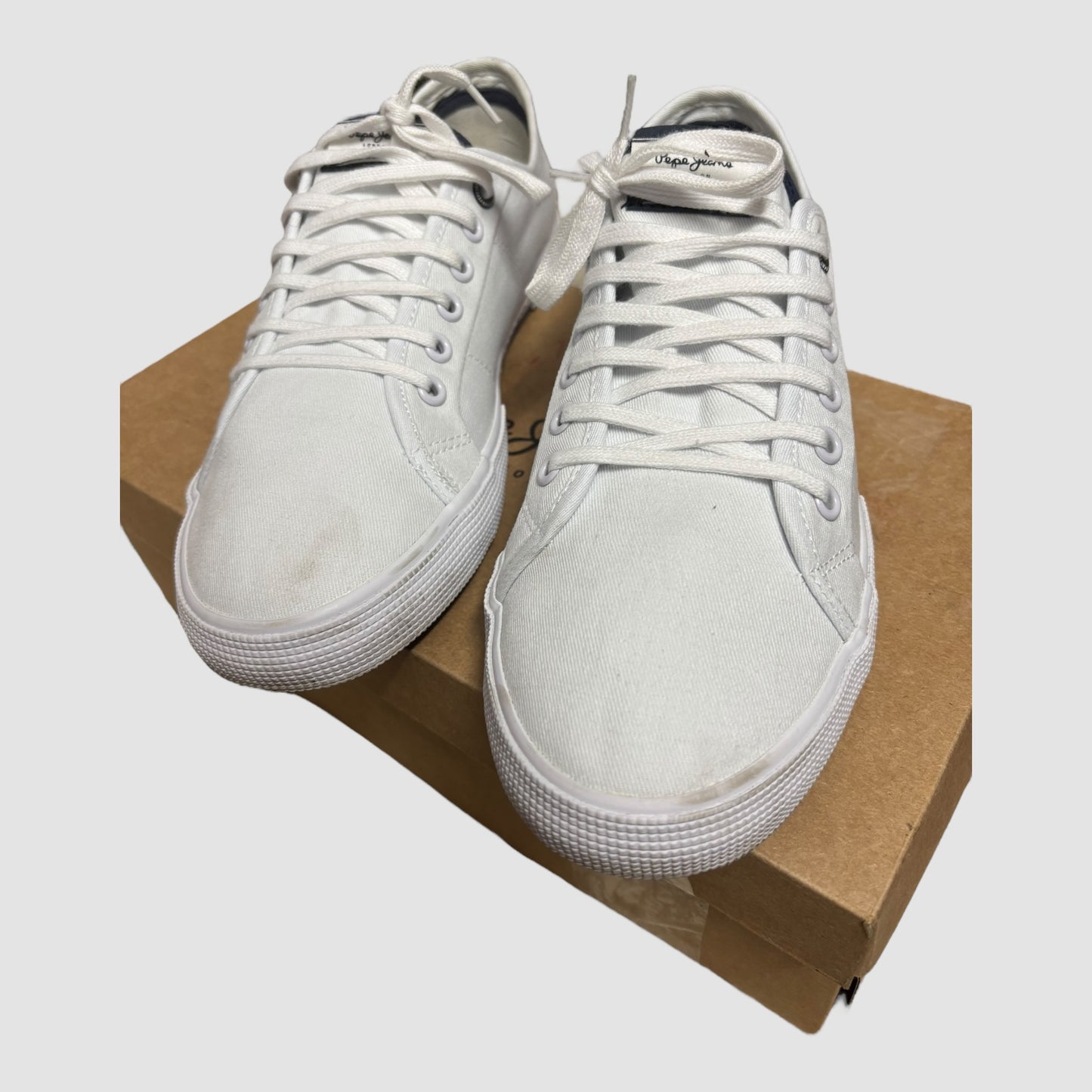 Sapatilhas Pepe Jeans Brady Brancas Homem Tamanho 42