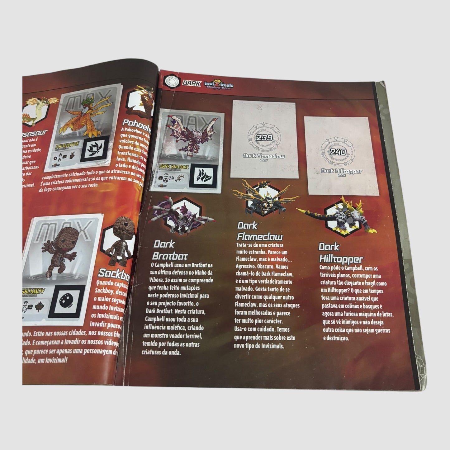 Caderneta Invizimals Panini em falta 47 Cromos