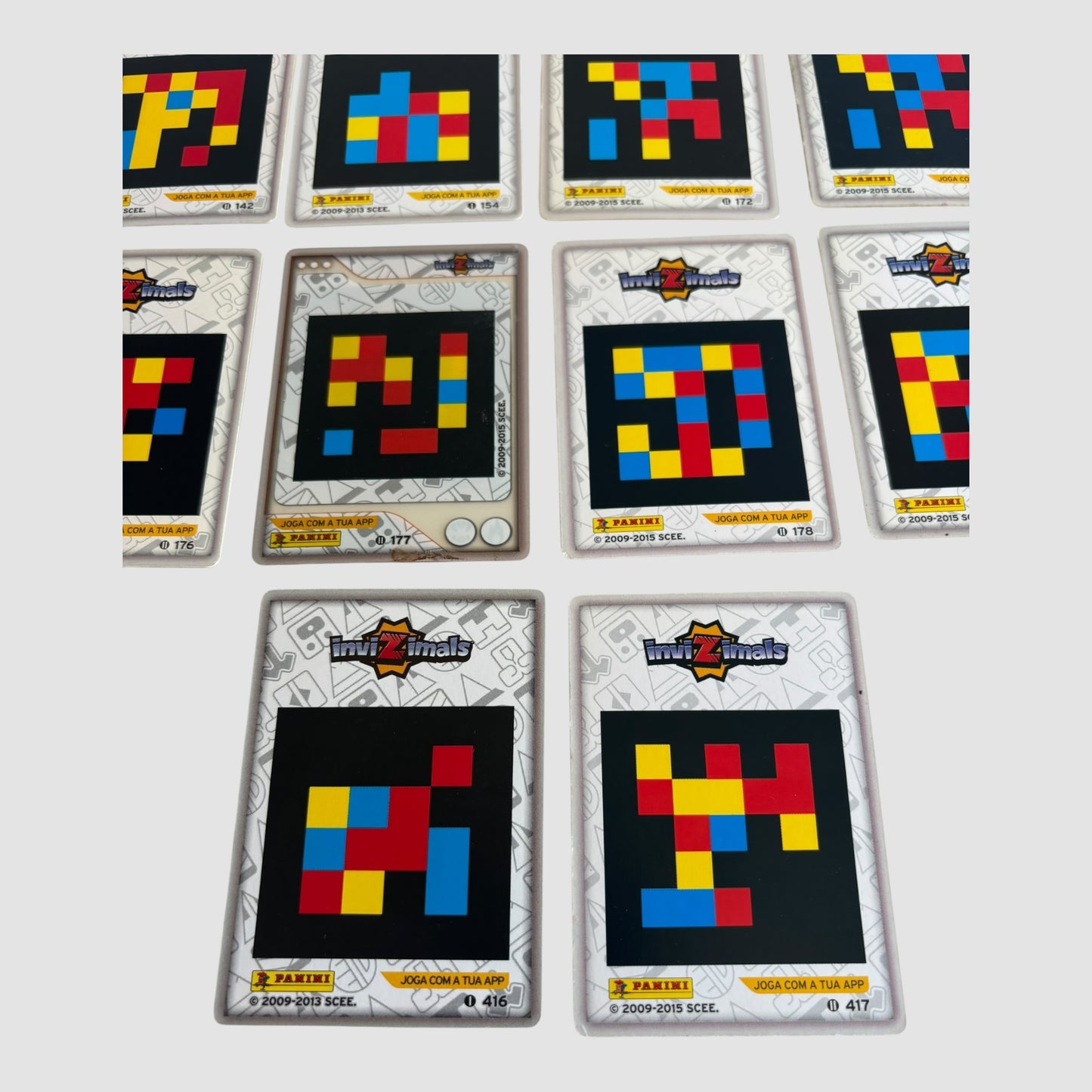10 Cartas InviZimals Panini