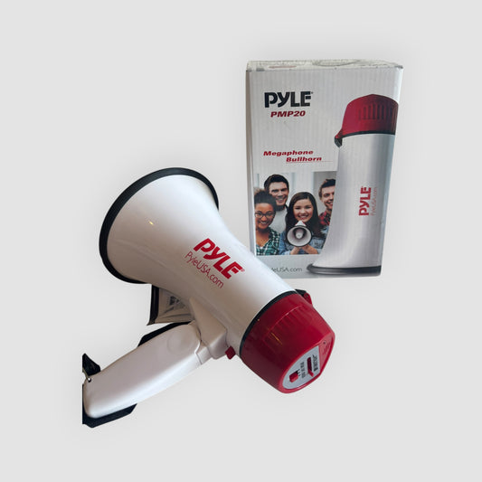 Megafone Pyle PMP20 20W com Sirene Integrada | Novo em Caixa