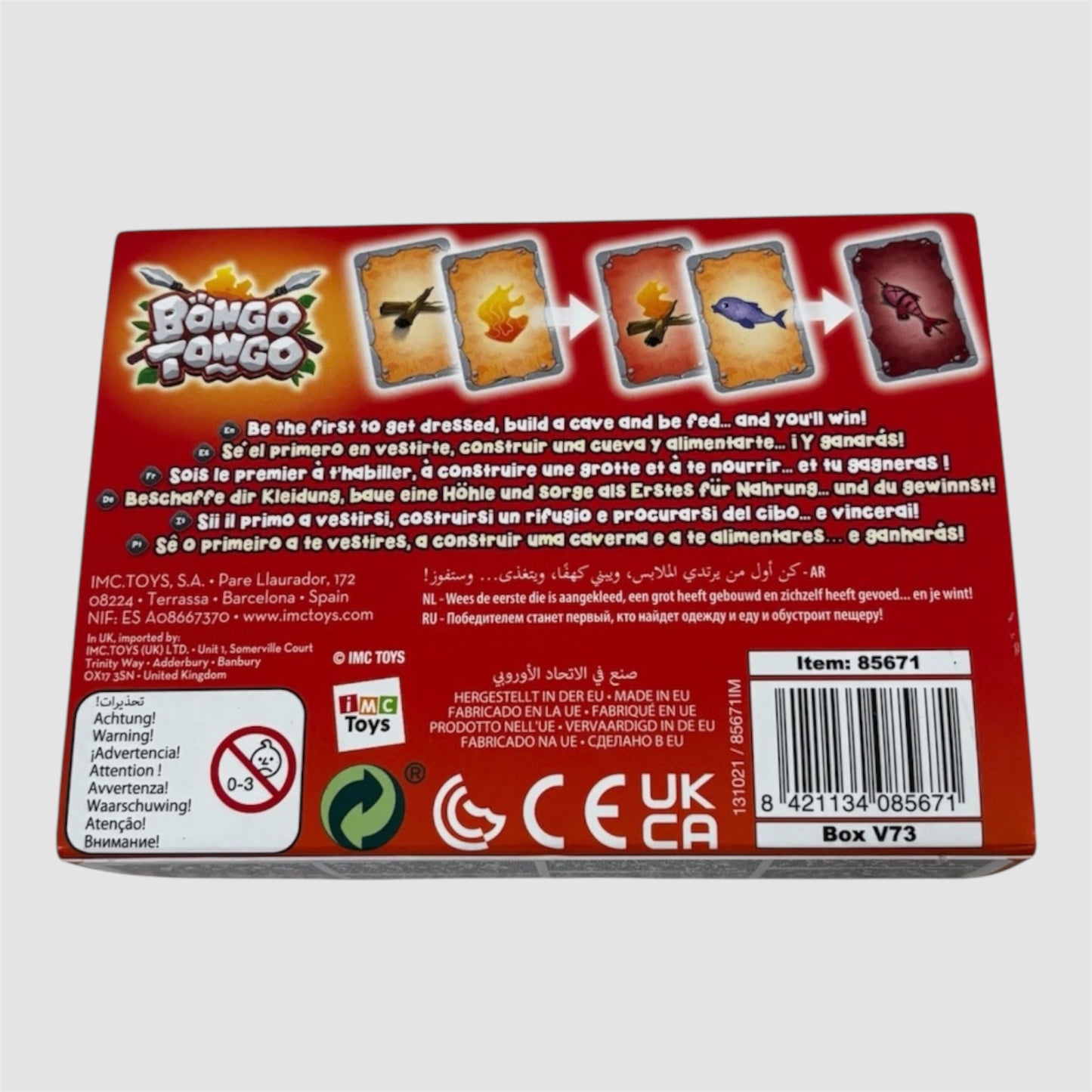 Bongo Tongo jogo de cartas estratégico